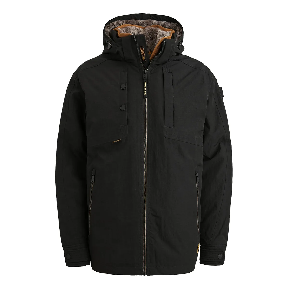 PME Legend Semi long jacket SNOWPACK Micro ri Black PJA2509109