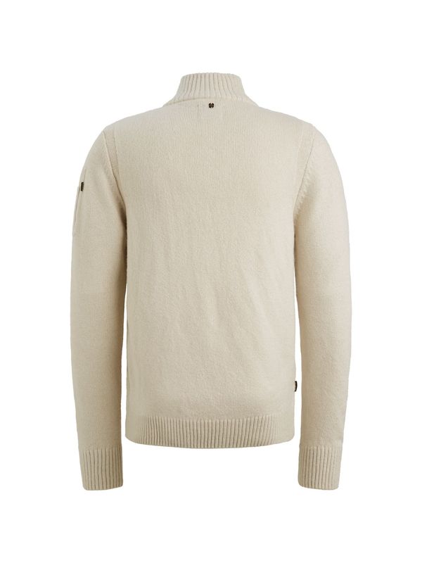 PME Legend Half zip collar soft blend Bone White Melee PKW2510314