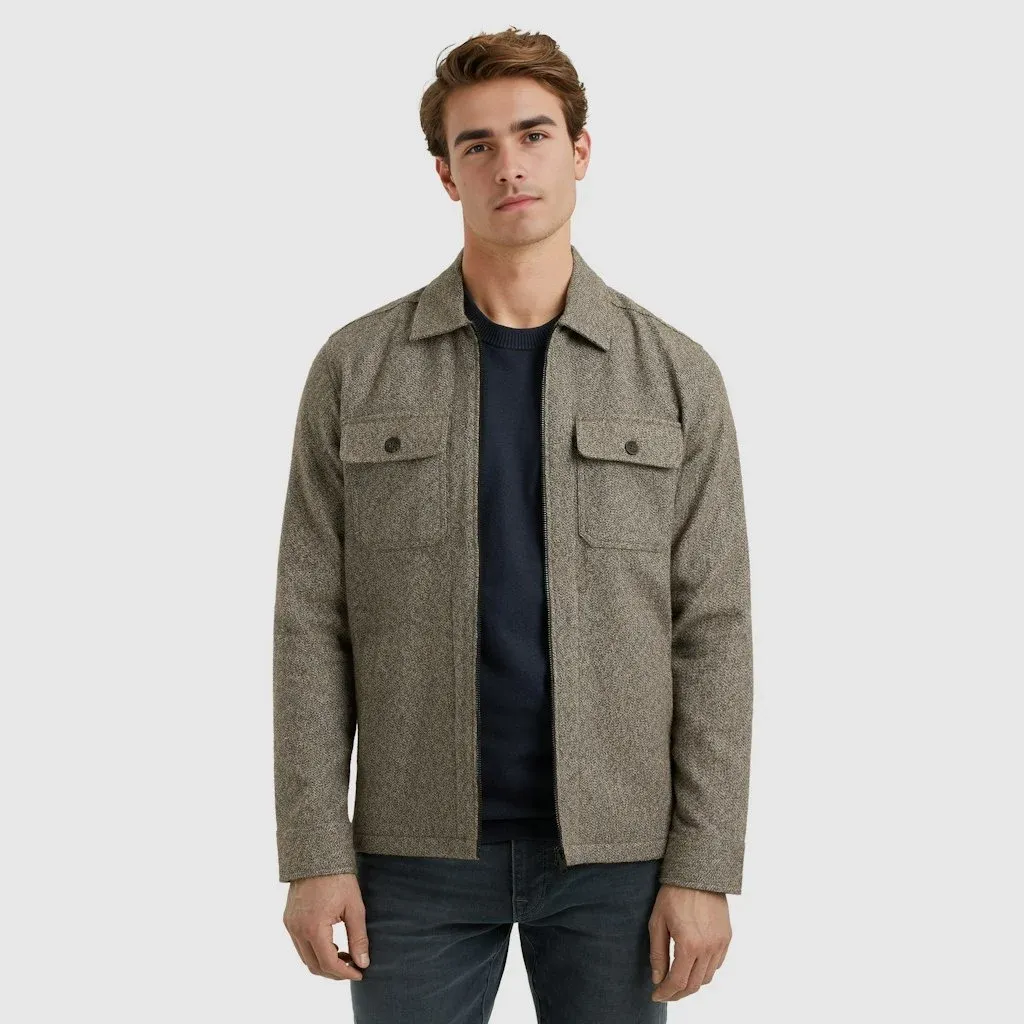 Vanguard Long Sleeve Shirt Solid Brushed Mo Lead Gray VSI2509226