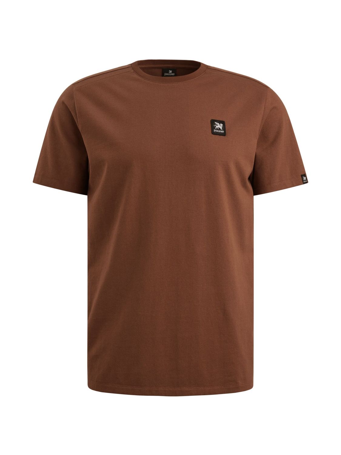 Vanguard Short sleeve r-neck cotton elastan Cambridge Brown VTSS2510500