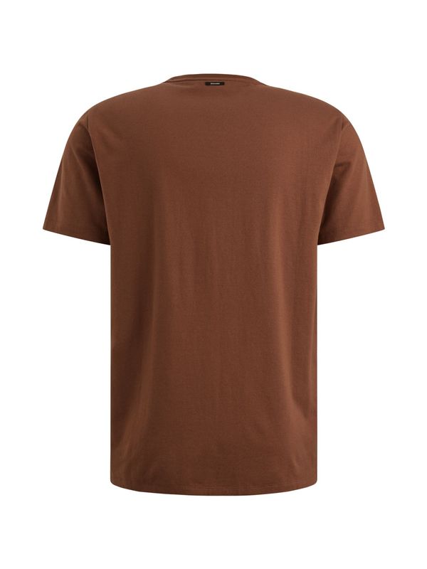 Vanguard Short sleeve r-neck cotton elastan Cambridge Brown VTSS2510500