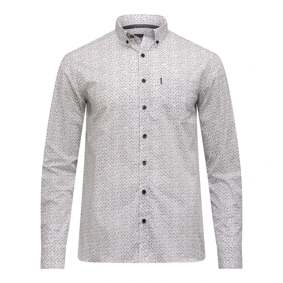 State of Art Shirt LS Print Popli kit:wit 21425911
