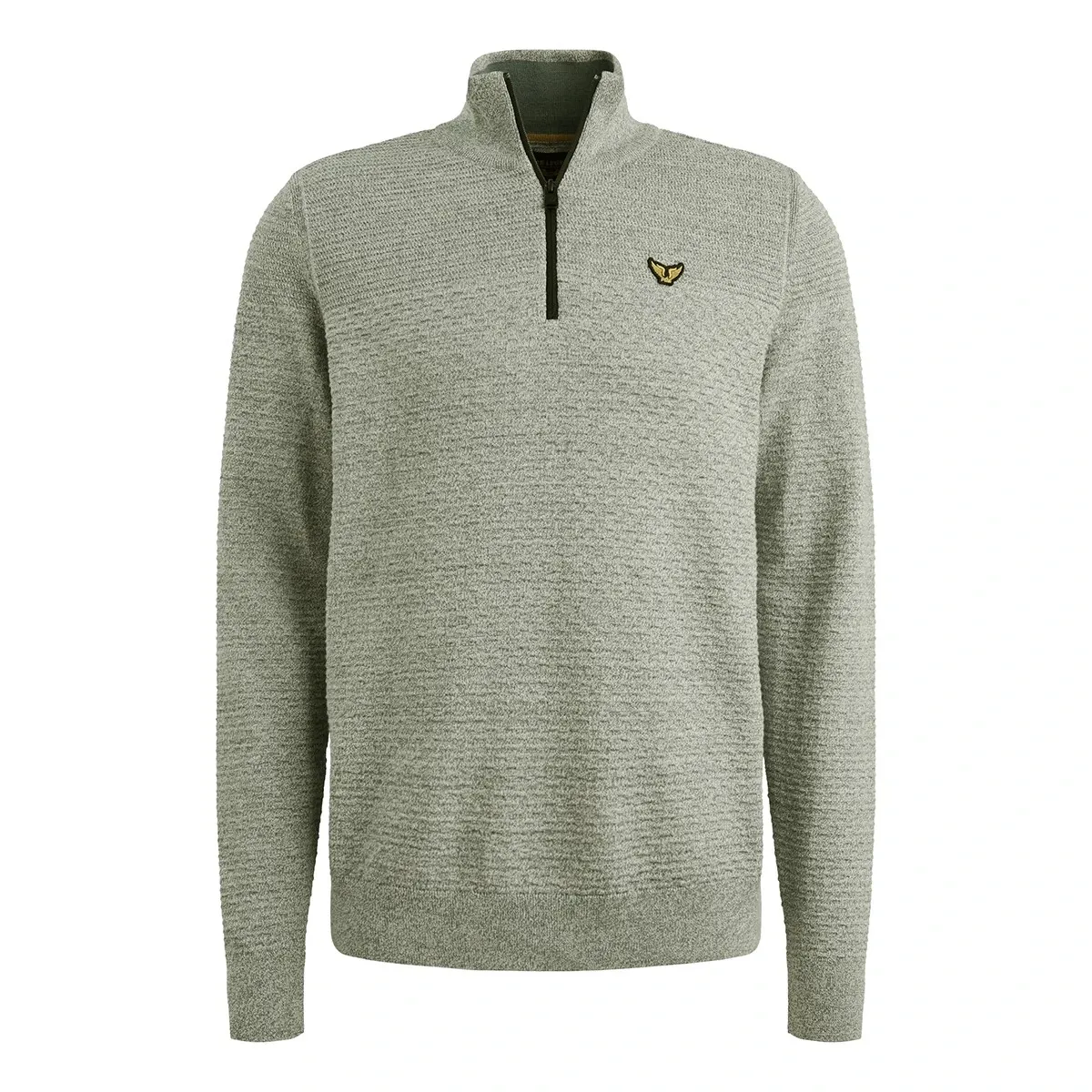 PME Legend Half zip collar cotton mouline Vintage Indigo PKW2511311