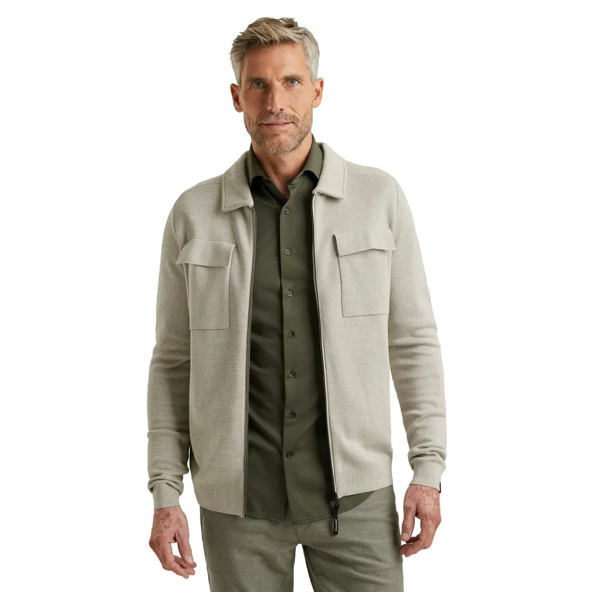 Vanguard Zip jacket cotton modal mouline bo Paloma VKC2511374