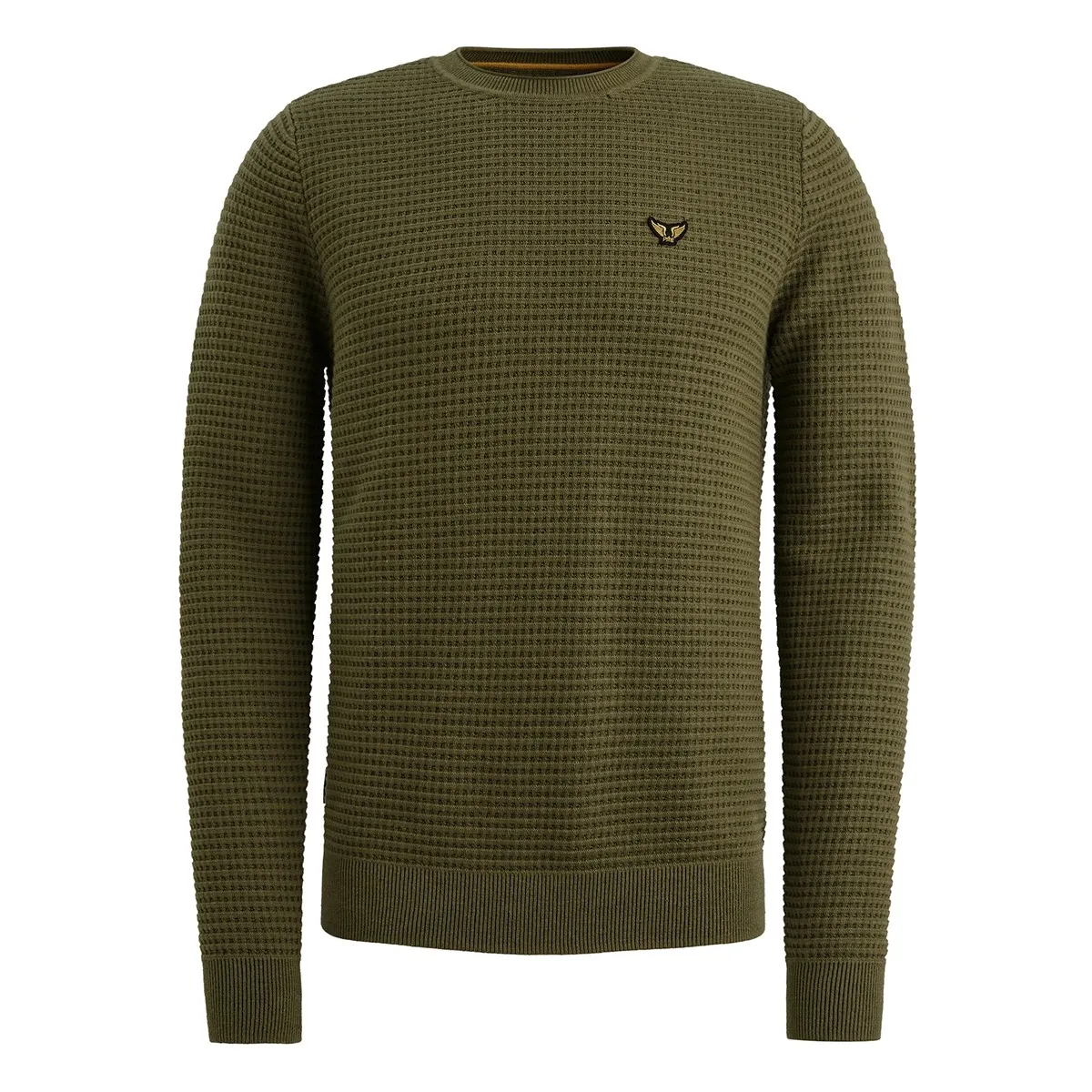 PME Legend R-neck cotton mouline Desert Sage PKW2511330