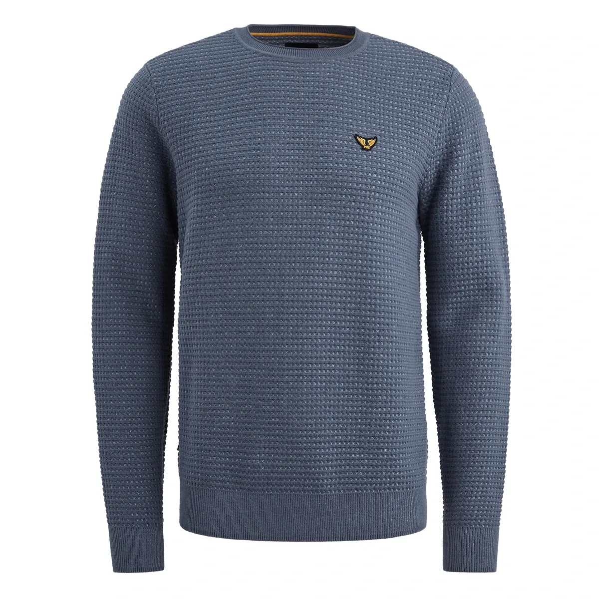 PME Legend R-neck cotton mouline Vintage Indigo PKW2511330