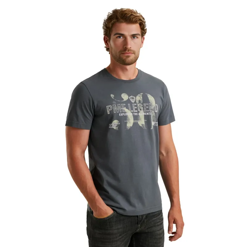 PME Legend Short sleeve r-neck single jersey Desert Sage PTSS2511526