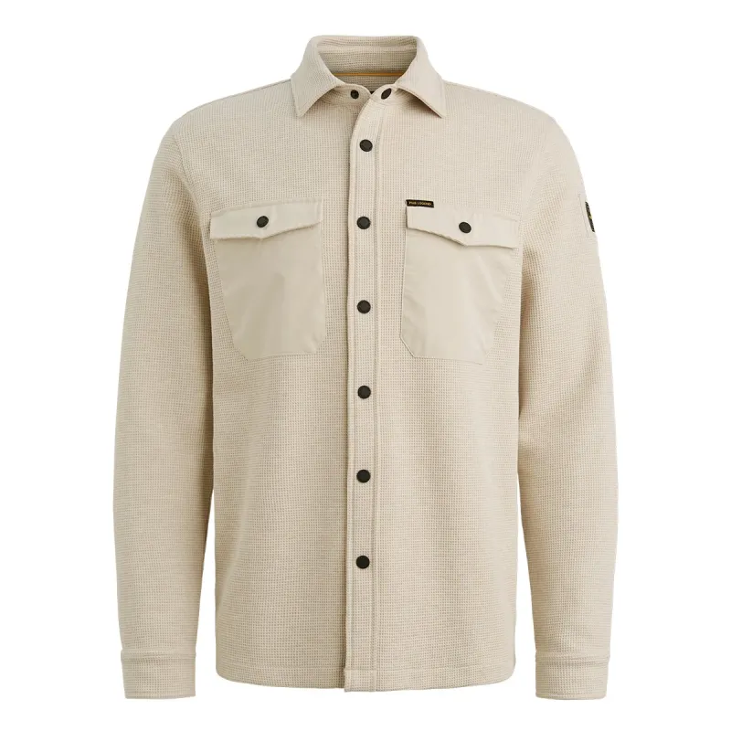 PME Legend LONG SLEEVE SHIRT Waffle Jersey Carbon PSI2511246