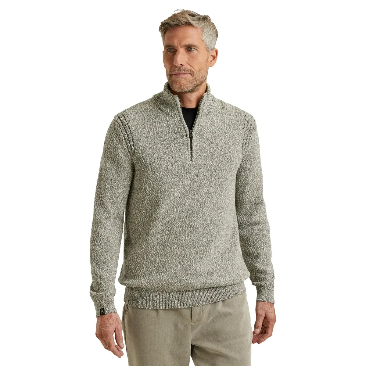 Vanguard Half zip collar cotton slub  3 ton Chimera VKW2511348