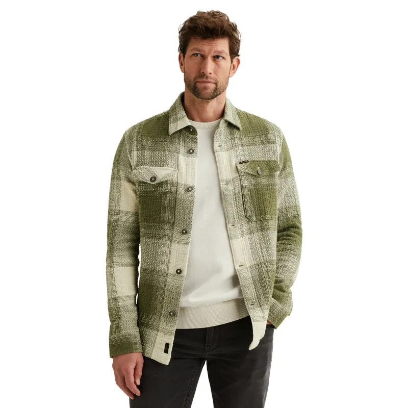 PME Legend LONG SLEEVE SHIRT Dobby Mattweave Four Leaf Clover PSI2511250