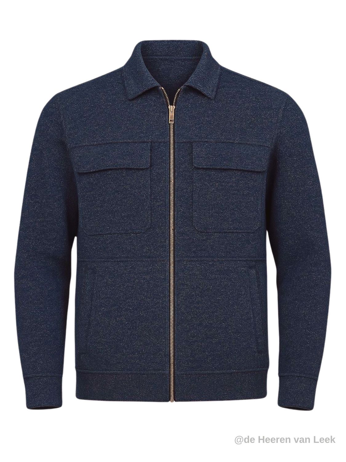 Innocente Overshirt Blauw rits