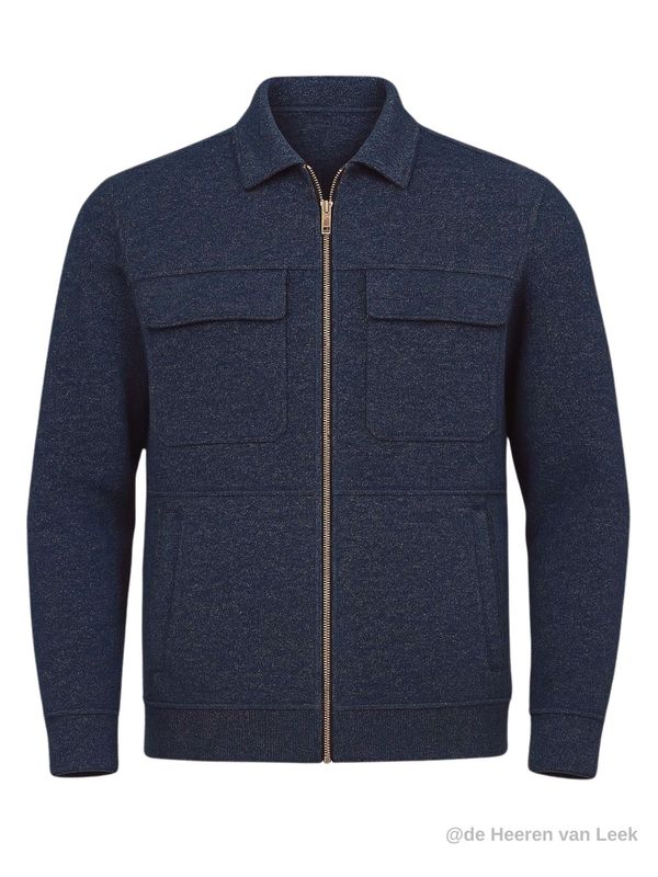 Innocente Overshirt Blauw rits
