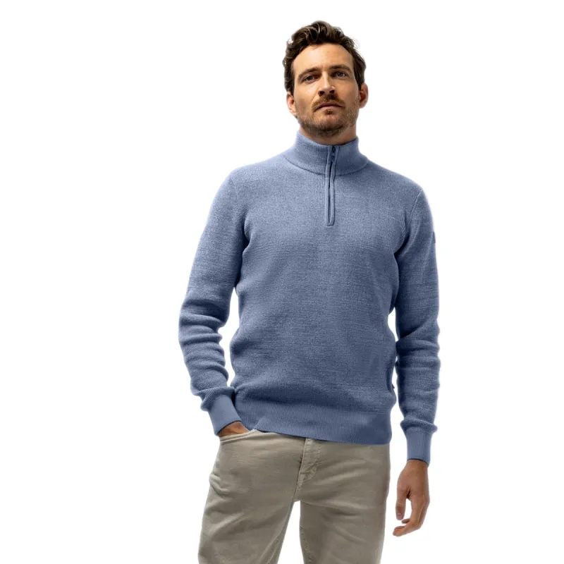 State of Art Pullover Sportzip Pl middenblauw:uni 13116022