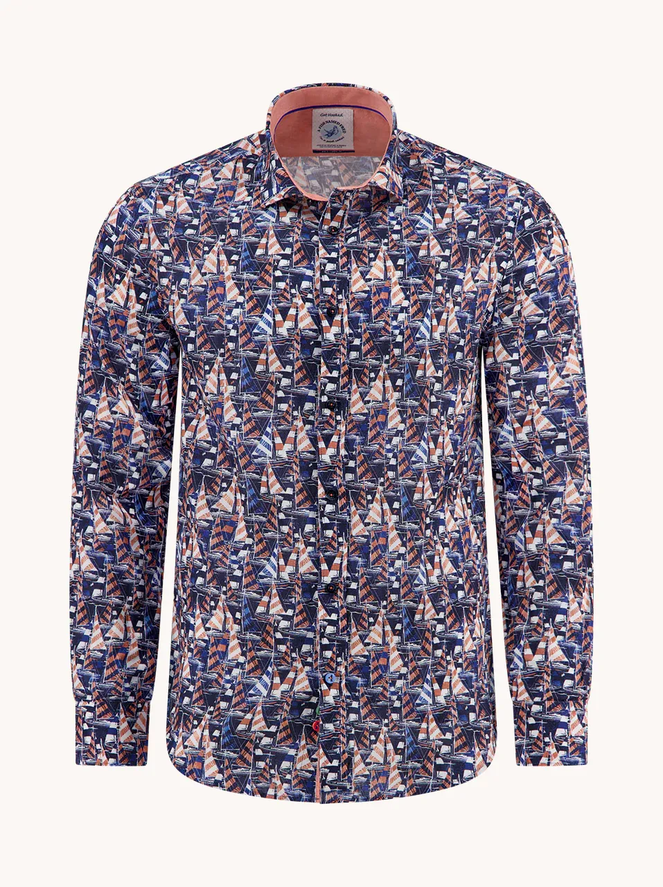 A fish named Fred Overhemd Oranje 33.004