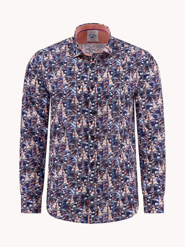 A fish named Fred Overhemd Oranje 33.004