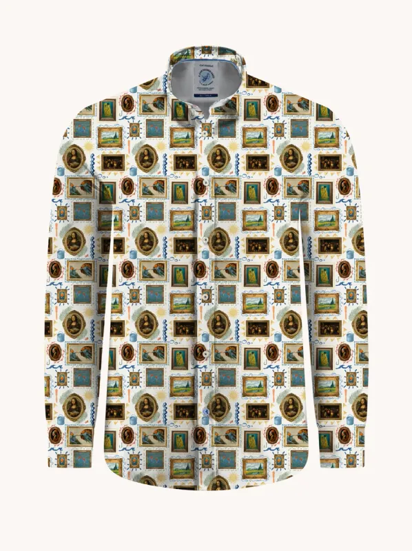 A fish named Fred Overhemd Blauw 33.005