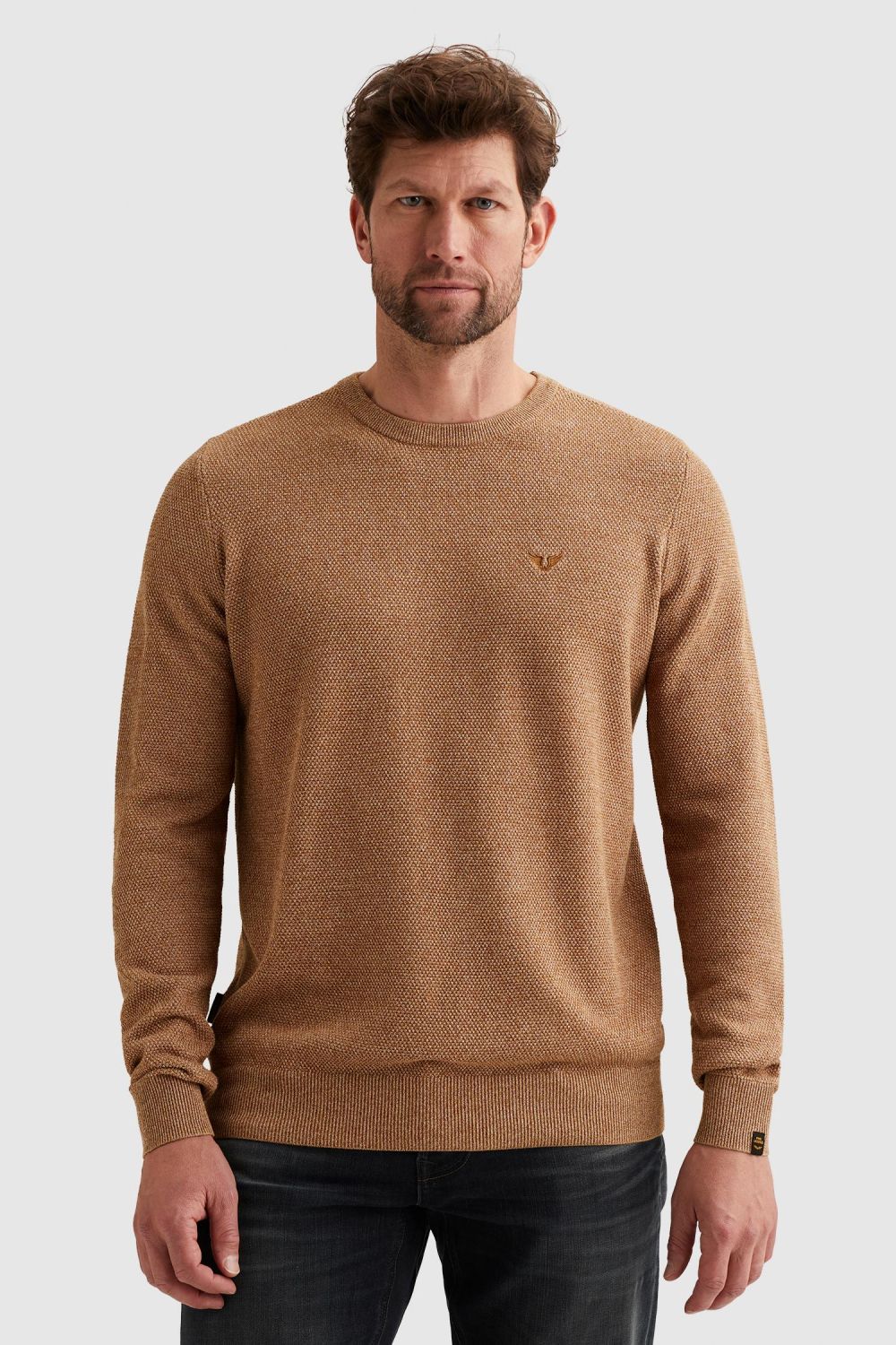 PME Legend R-neck cotton modal Glazed Ginger PKW2602324