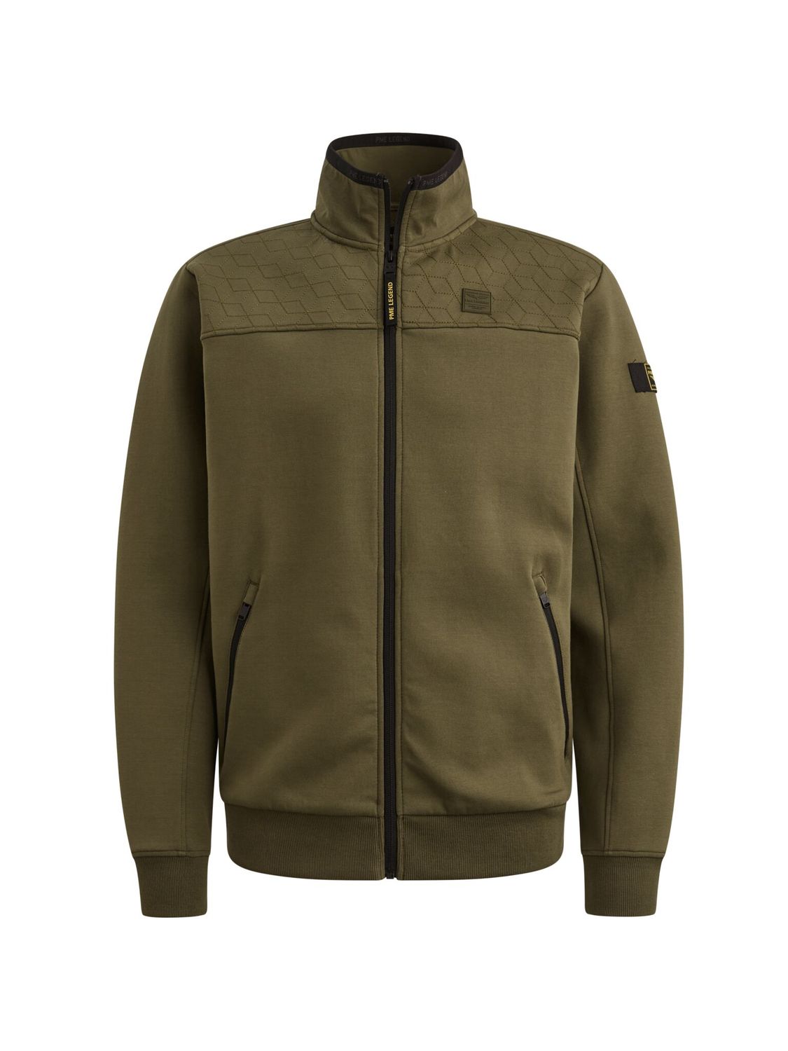 PME Legend Zip jacket interlock sweat Ivy Green PSW2602476