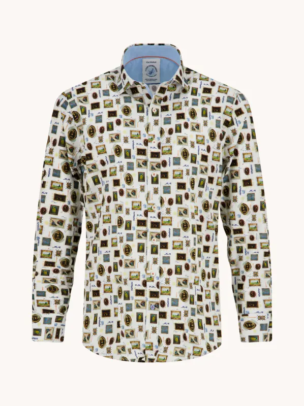 A fish named Fred Overhemd Groen 33.036