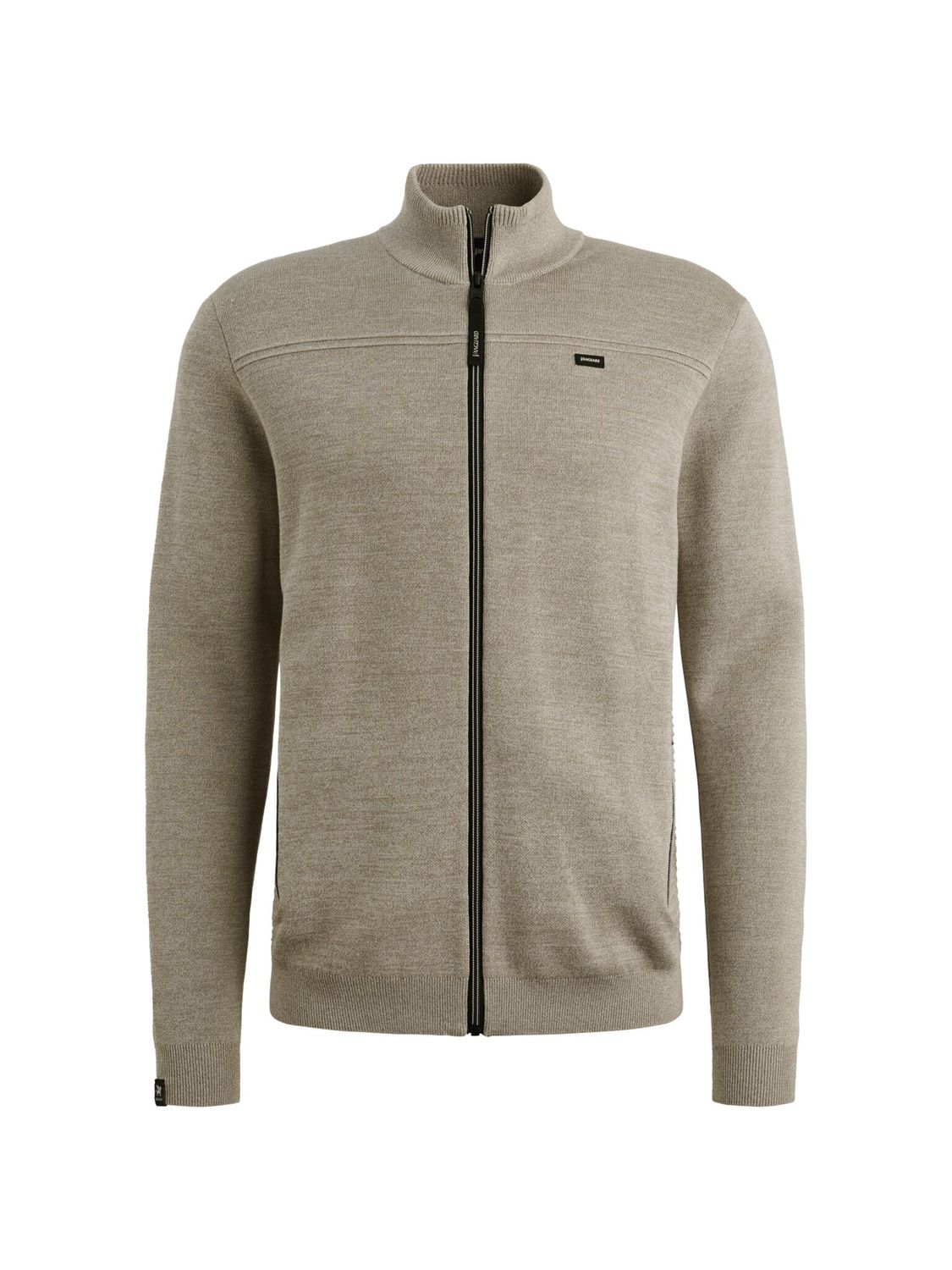 Vanguard Zip jacket cotton modal bonded Brindle VKC2602354