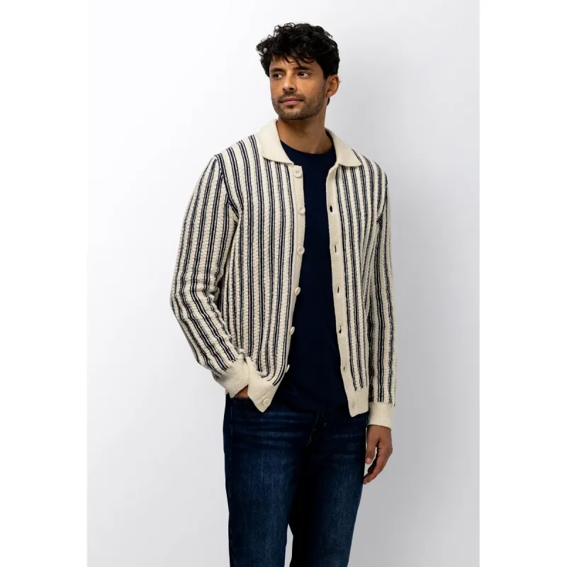 State of Art Cardigan Striped - B marine:kit 16216118
