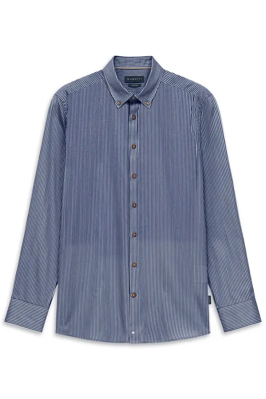 Bugatti Overhemd marine 18507E 9350