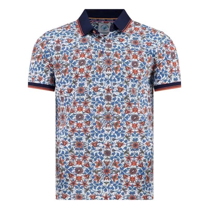 A fish named Fred Polo art nouveau Cobalt 33.301