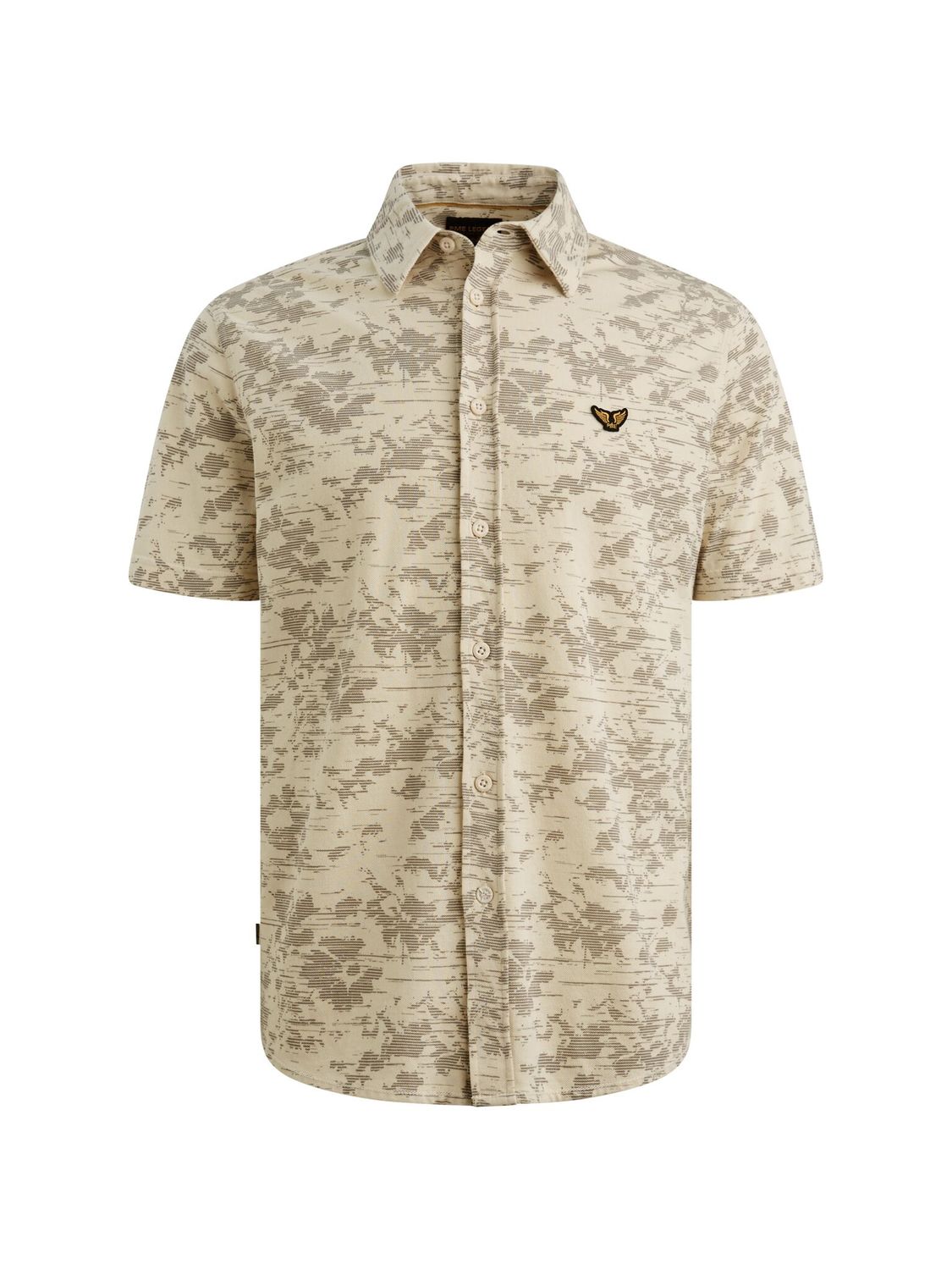 PME Legend Short Sleeve Shirt Aop On Jersey P Birch PSIS2603254
