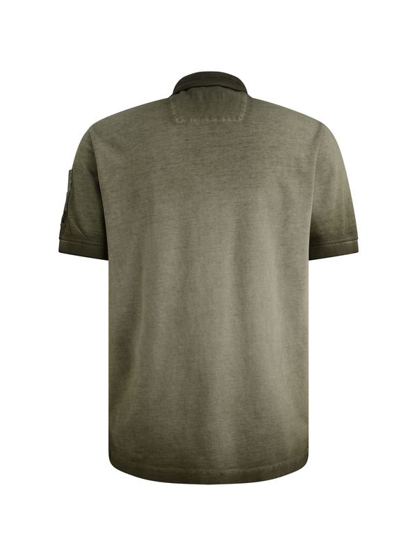 PME Legend Short sleeve polo cold dye pique Thyme PPSS2603855