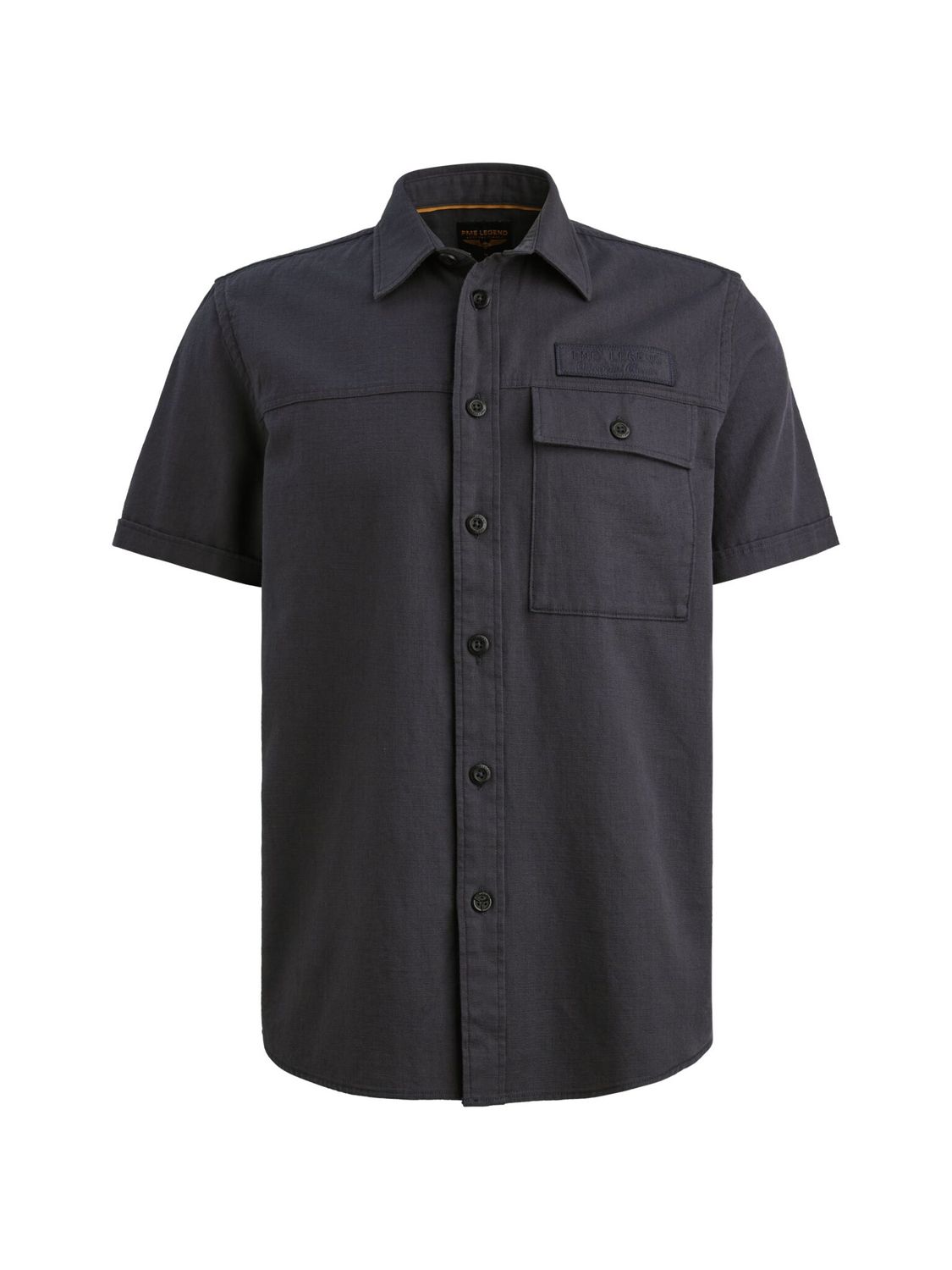 PME Legend Short Sleeve Shirt Ctn Slub Graphite PSIS2603268