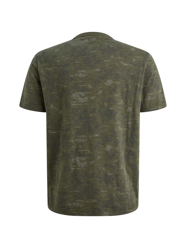 PME Legend Short sleeve r-neck aop cotton slu Thyme PTSS2603574