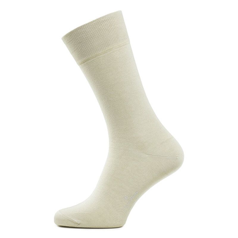 Carlo Lanza Beige/ Zand katoenen herensokken Beige 100-171