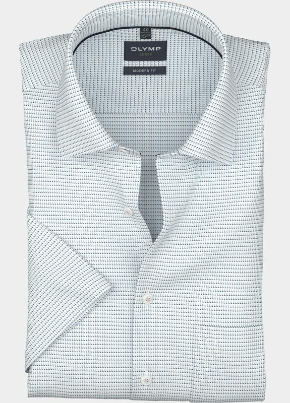Olymp Overhemd km Blauw 126212