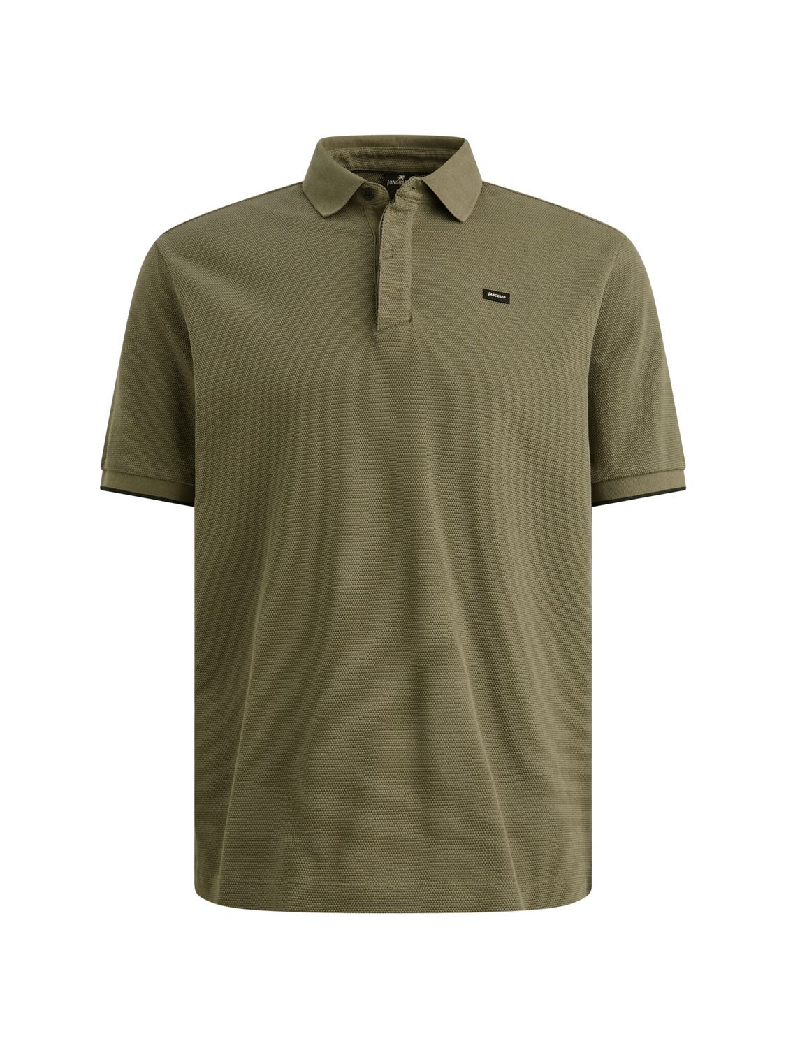 Vanguard Short sleeve polo four tuck pique Mulled Basil VPSS2603822