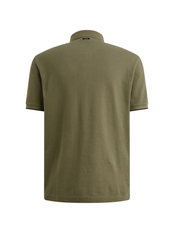 Vanguard Short sleeve polo four tuck pique Mulled Basil VPSS2603822