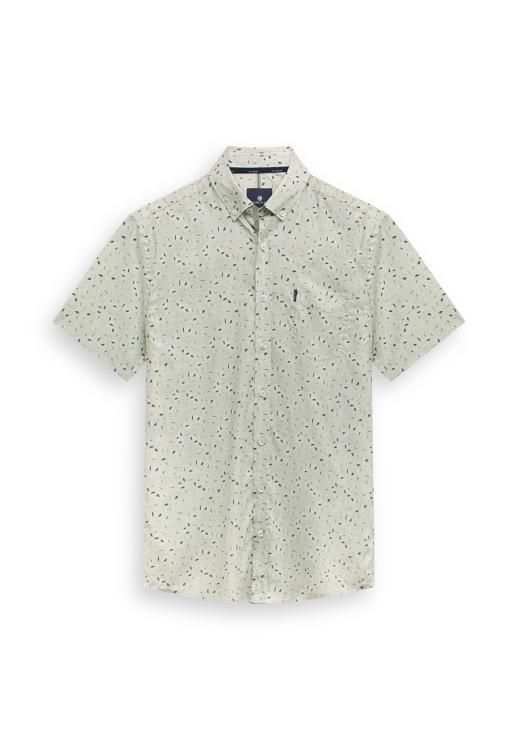 State of Art Shirt SS Print Lyoce lichtgroen:lichtblauw 26416153