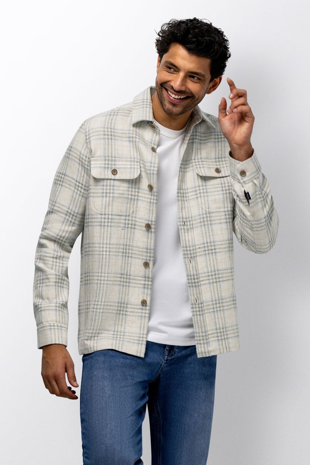 State of Art Overshirt Long Sleev kit:lichtblauw 22516334