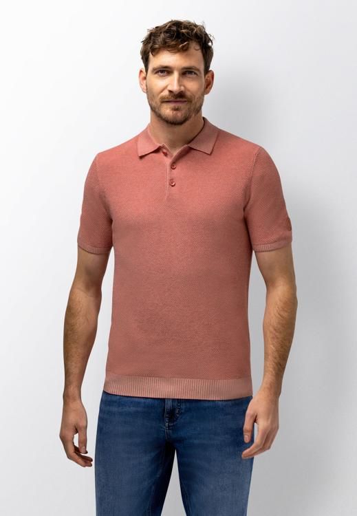 State of Art Poloshirt Knitted SS oud roze:kit 47516051