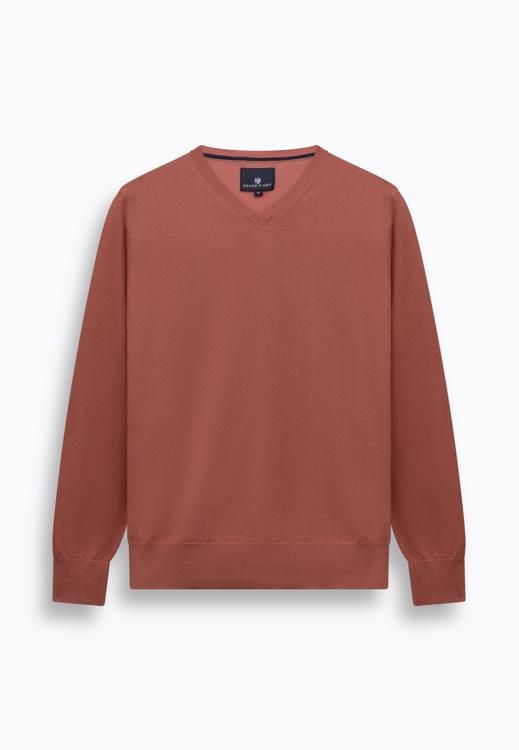 State of Art Pullover V-Neck Plai oud roze:uni 12116120