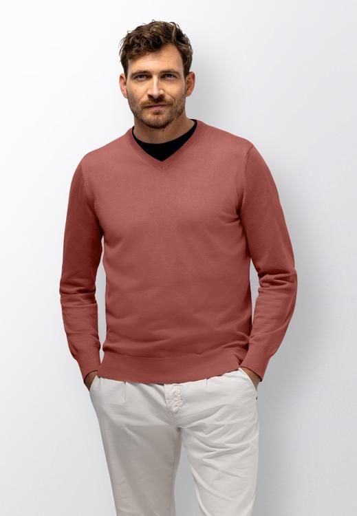 State of Art Pullover V-Neck Plai oud roze:uni 12116120
