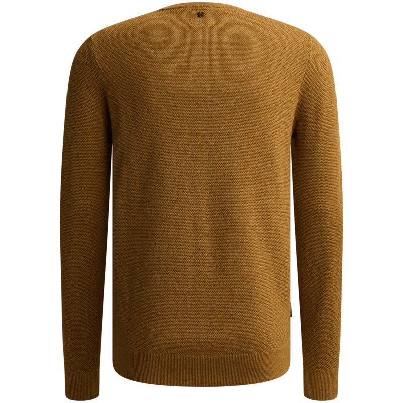 PME Legend R-neck cotton modal Golden Brown PKW2608324