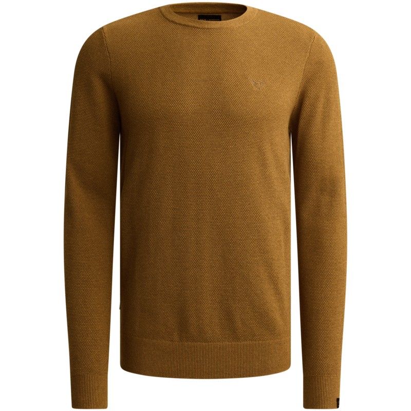 PME Legend R-neck cotton modal Golden Brown PKW2608324