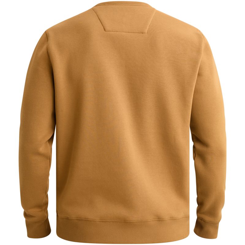 PME Legend Crewneck soft fleece sweat Golden Brown PSW2608453