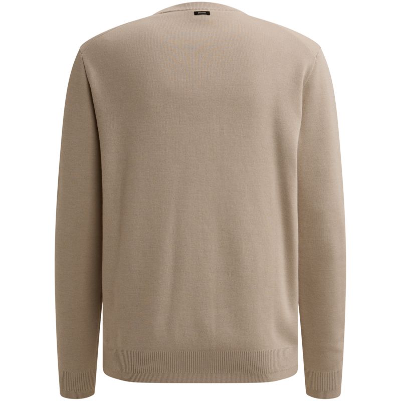 Vanguard Crewneck cotton modal mouline doub Silver Lining VKW2609322
