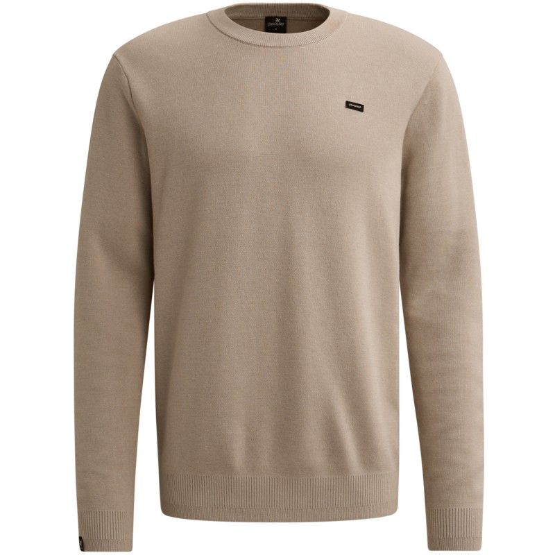 Vanguard Crewneck cotton modal mouline doub Silver Lining VKW2609322
