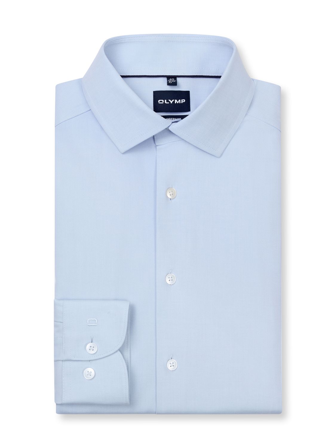 Olymp 1230/24 Hemden Blauw 123024