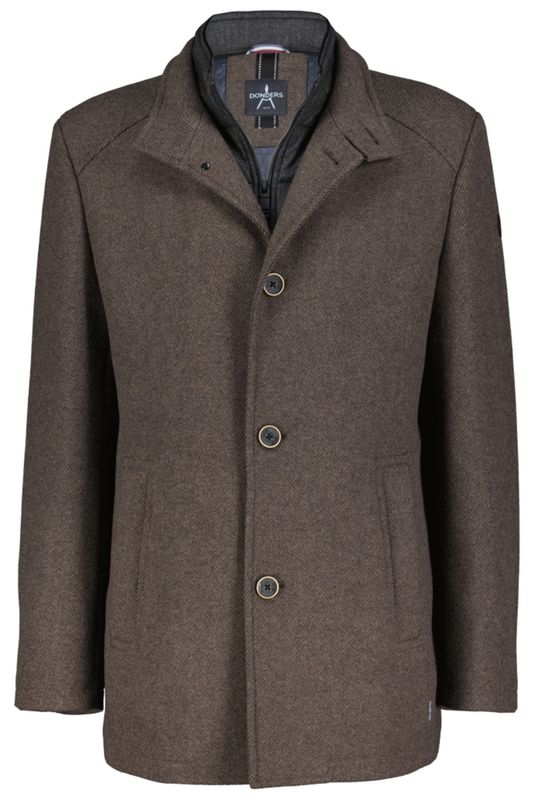 Donders Wool Jacket Black/Brown 22049
