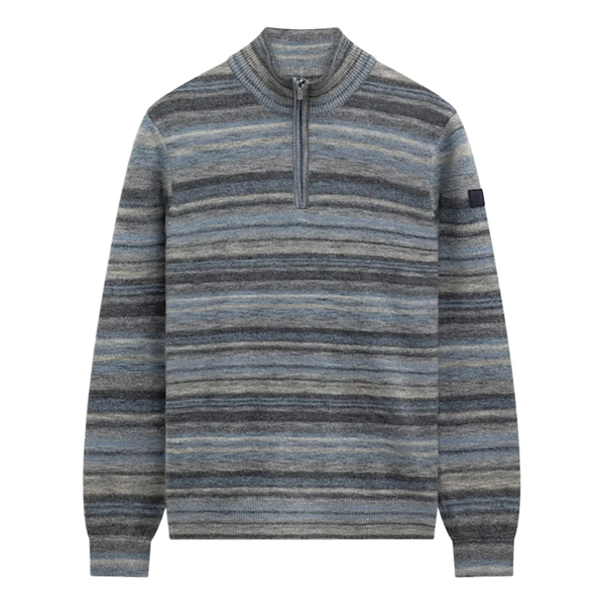 State of Art Pullover Sportzip St grijsblauw:middengrijs 13226081