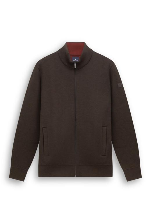State of Art Cardigan Plain - Ins donkerbruin:oud roze 16126097