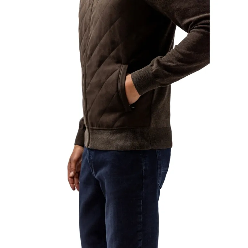 State of Art Cardigan Plain - Pad donkerbruin:uni 16126051